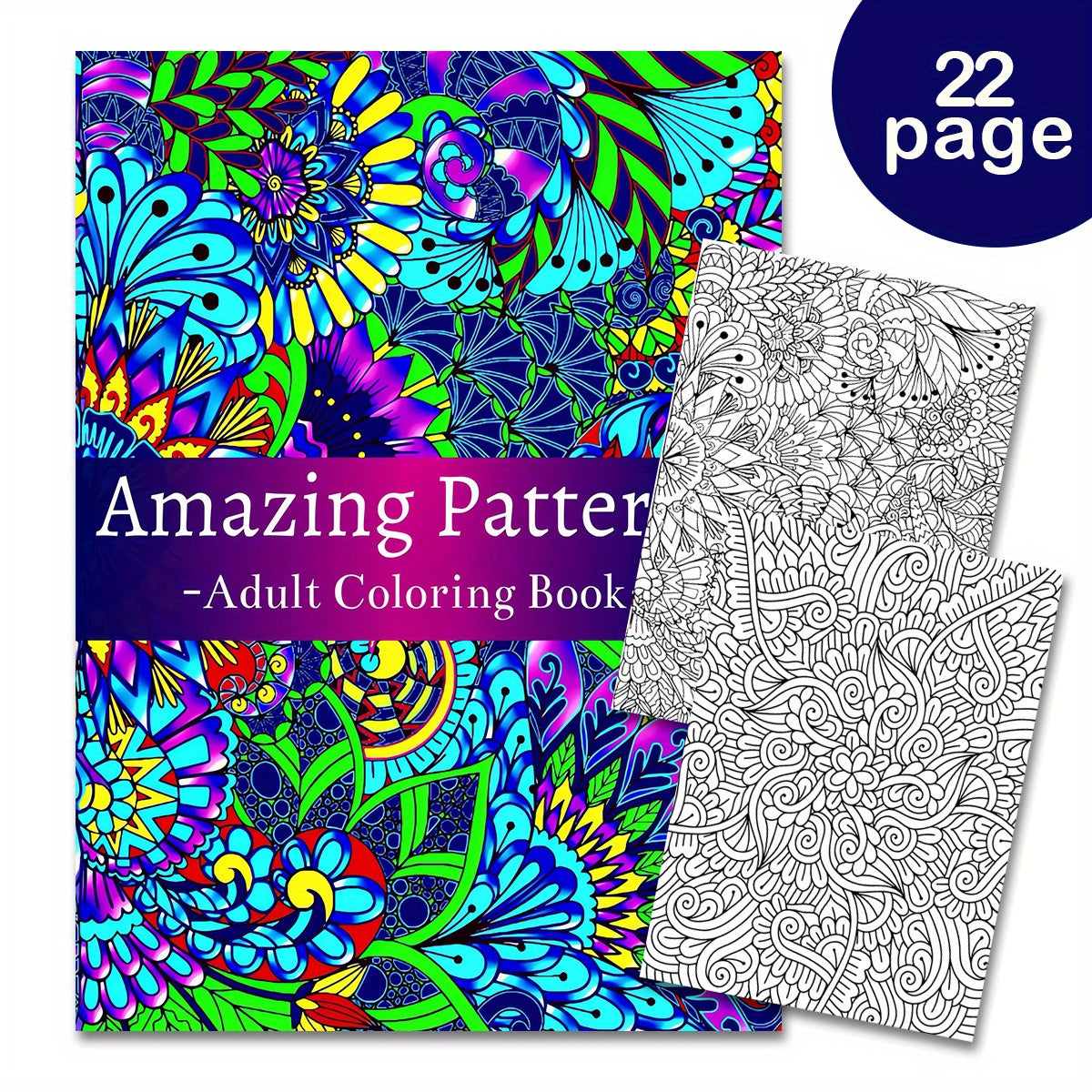 Amazing Coloring Book with Unique Cover Perfect Gift for Various Holidays