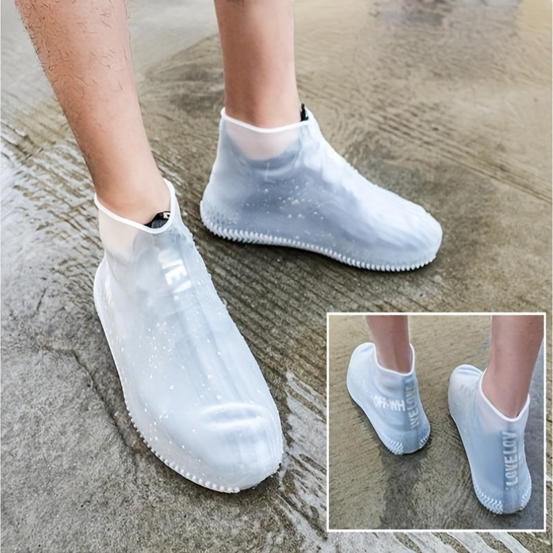 Silicone Waterproof Shoe Cover Reusable Dust Proof Foot Protection