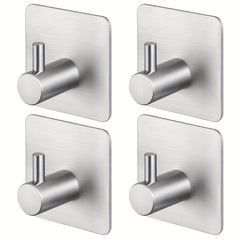 Stainless Steel Adhesive Hooks for Hanging Coat Hat Towel