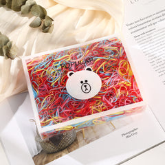 2000 Colorful Elastic Hair Rubber Bands Ponytail Holders for Girls No Damage