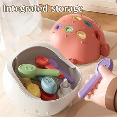 Cartoon Shape Match Puzzle Toy w/ Storage Sticks