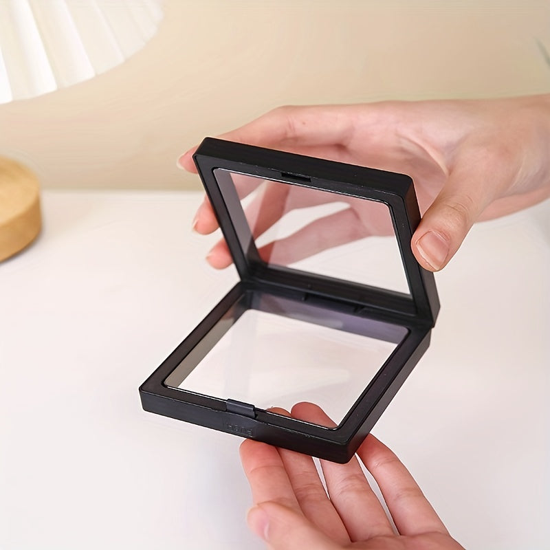 3D Floating Frame Display Holder Stand for Coins and Jewelry