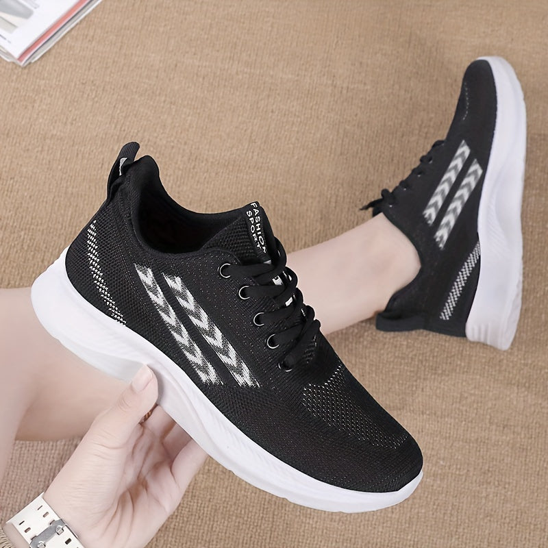 Women's Lightweight Lace-up Athletic Sneakers Running Shoes