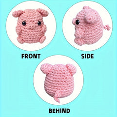 Crochet Material Package with English Instruction Manual - Beginner Yarn Kit
