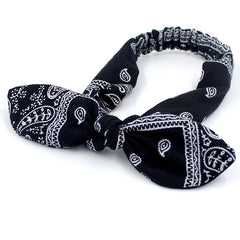 Vintage Boho Cross Knot Elastic Hairbands Non Slip Headbands