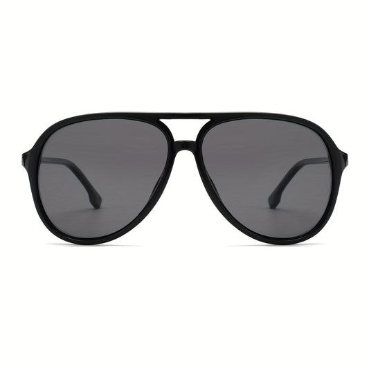 Retro Polarized Aviator Sunglasses UV Protection Lightweight Glasses
