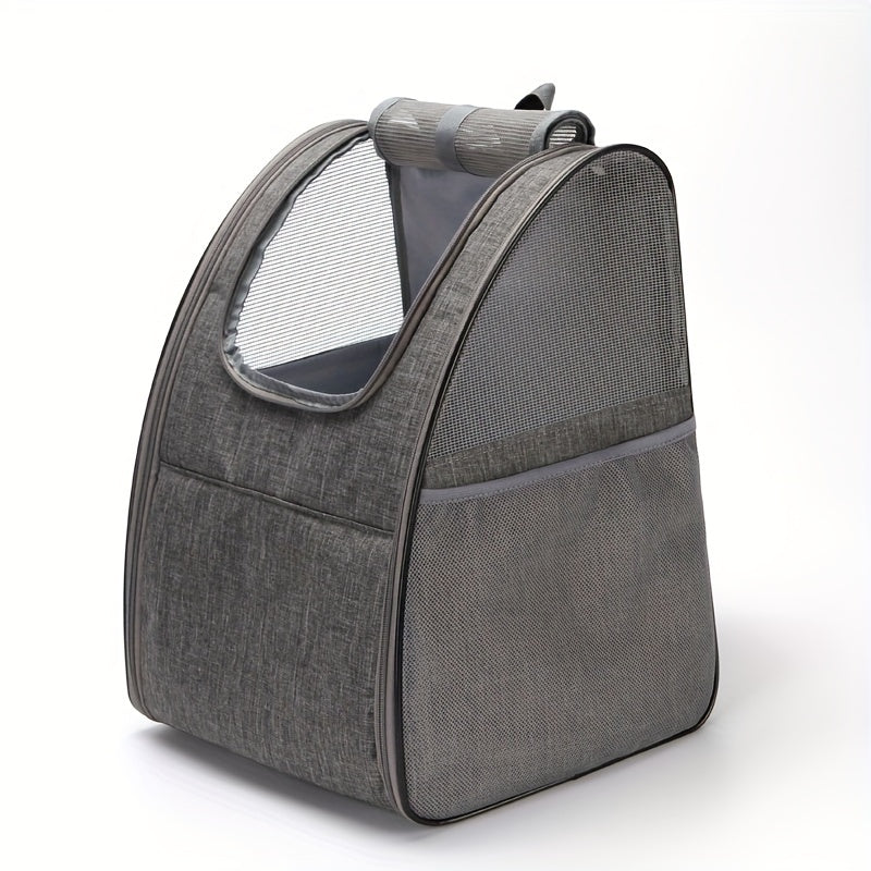 Mesh Breathable Foldable Pet Backpack Outgoing Cat Bag