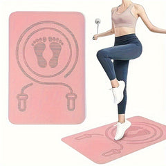 Shockproof Skipping Sports Mat Extra Thick High Density Yoga Mat Non Slip