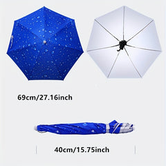 Fishing Cap With Umbrella Outdoor Foldable Umbrella Hat