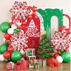 Christmas Snowflake Foil Balloon Winter Theme Party Decoration