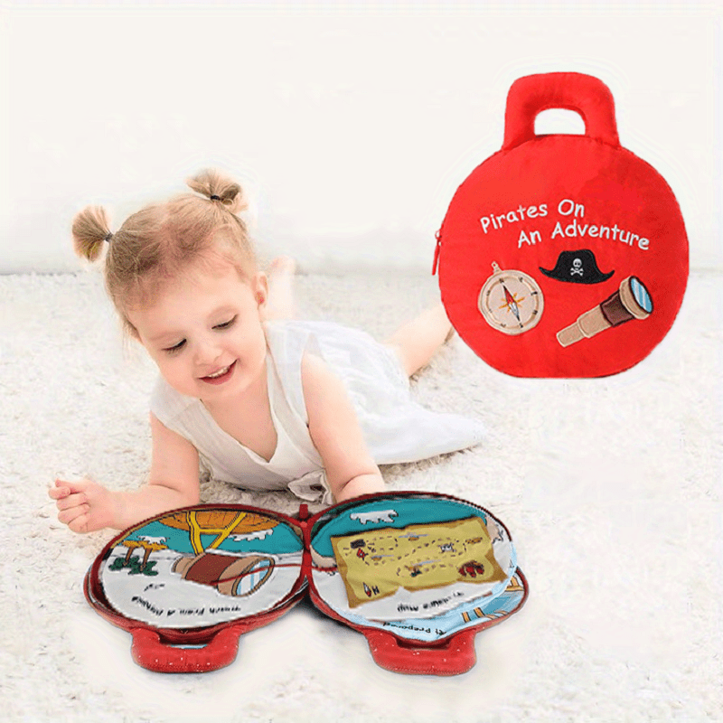 Adorable Pirate Captain Cloth Book for High Seas Adventure