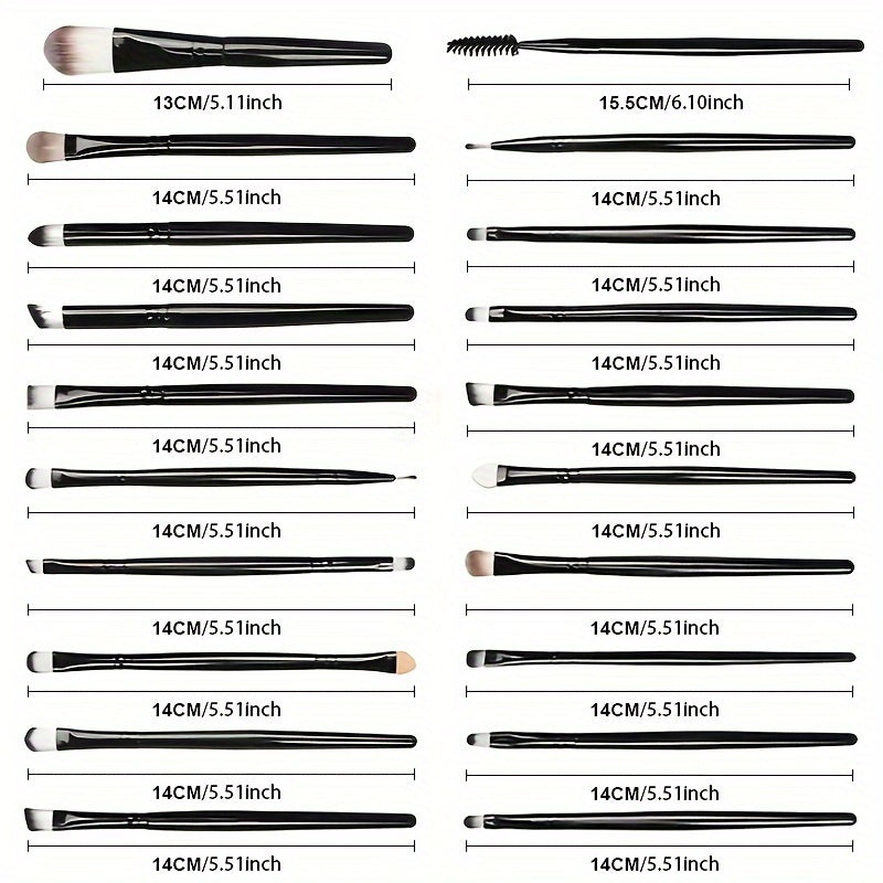 20pc Professional Makeup Brushes Set for Beginners