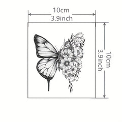 Long Lasting Butterfly Temporary Tattoo Waterproof