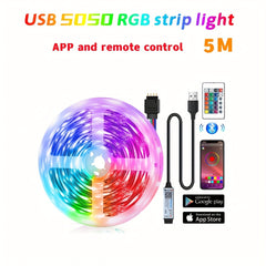 RGB5050 Intelligent LED Strip Lights with Remote Control