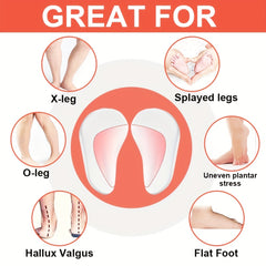 Silicone Arch Support Insoles for Flat Feet