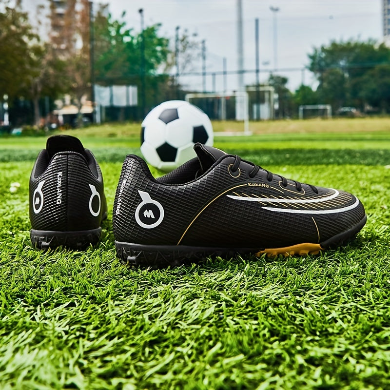 Boys' Anti Skid Turf Football Boots Lace Up Soccer Cleats