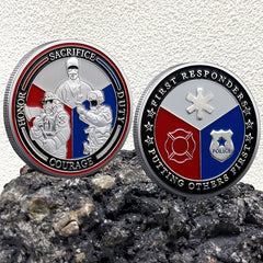 First Responders Courage Challenge Coin Gift for Collection