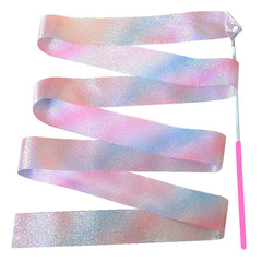 Glitter Dance Ribbon for Rhythmic Gymnastics and Ballet