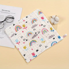 Baby Toddler 6 Layer Cartoon Bib Towel