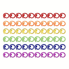 60pcs Knitted Mark Opening Ring Crochet Stitch Mark Braided Knitting Sewing Mark