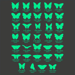 Glow In The Dark Butterfly Wall Stickers for Girls' Room