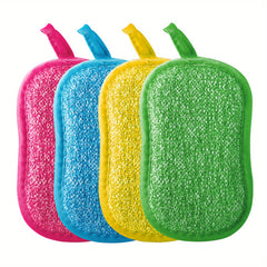 8-pc Microfiber Sponge Dish Cloth Set for Effortless Cleaning
