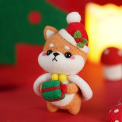 Christmas Needle Felting Kit DIY Material Pack