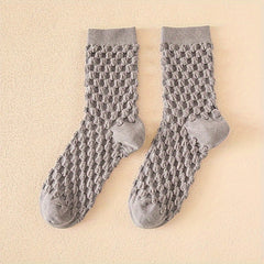 5 Pairs Comfy Mid Tube Socks Women's Stockings