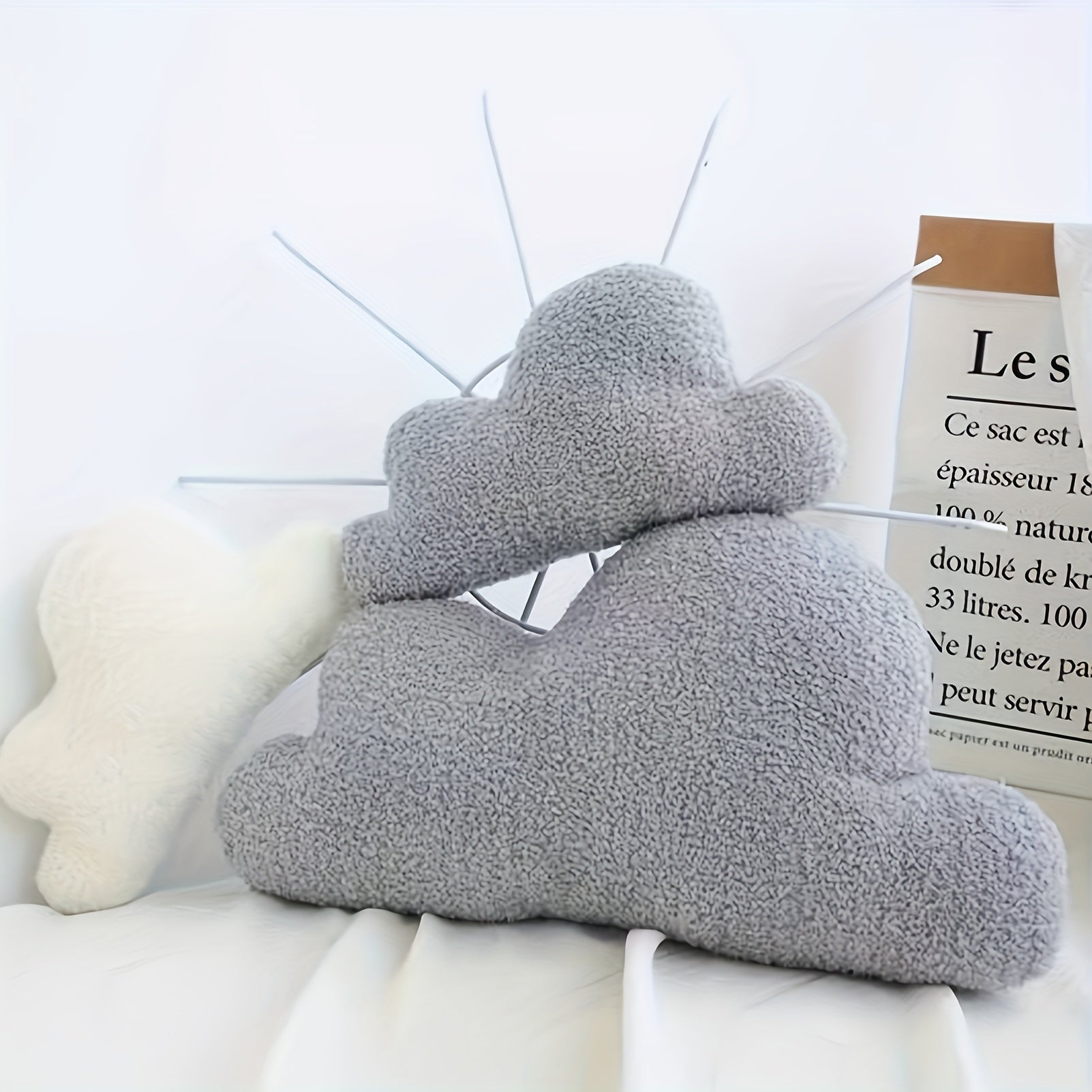 Cozy Cloud Shaped Plush Toy Soft Stuffed Animal