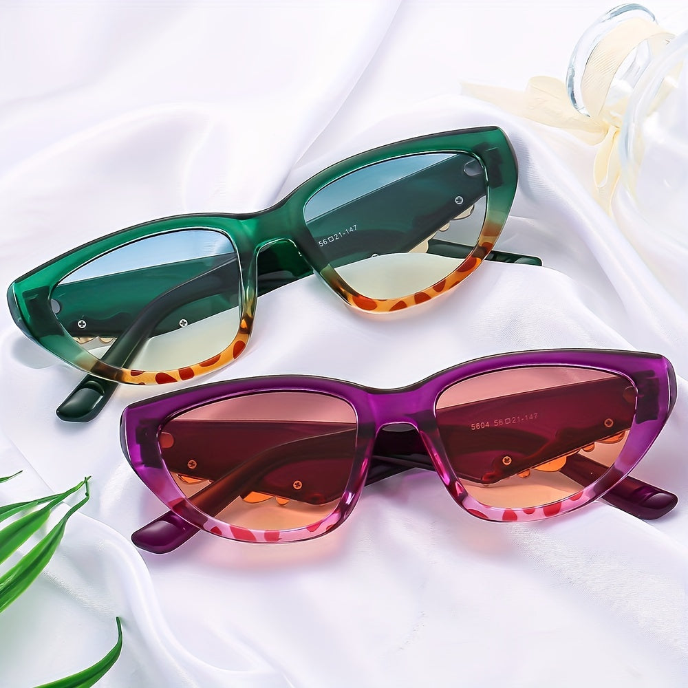 Men's Cat Eye Decorative Sunglasses UV Protection Sports For Cycling