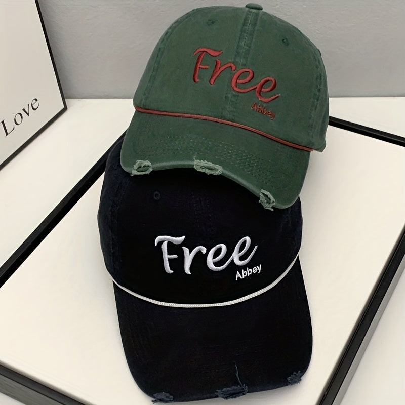 Letter Embroidery Baseball Cap Men's Summer Baseball Cap