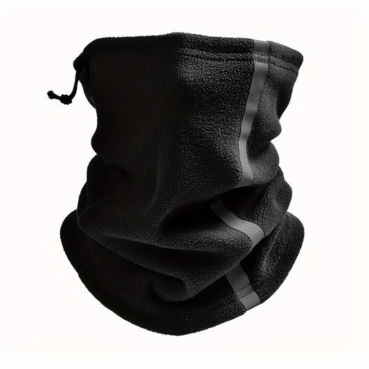 Winter Windproof Neck Gaiter Reflective Stripe Outdoor