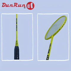 DUNRUN 1pc Badminton Racket High end Full Carbon Colorful Racket With Overgrip
