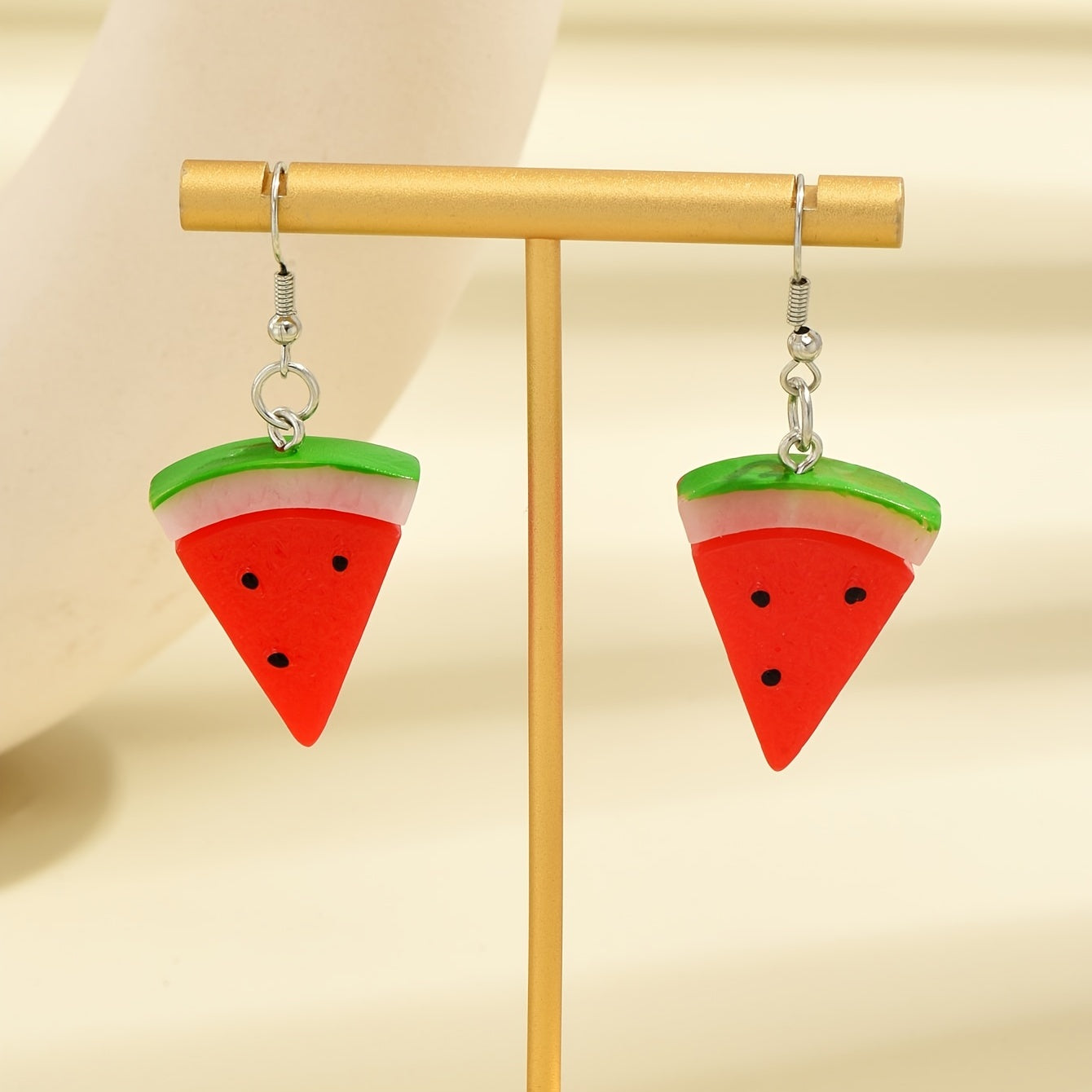 Summer Watermelon Dangle Earrings for Women
