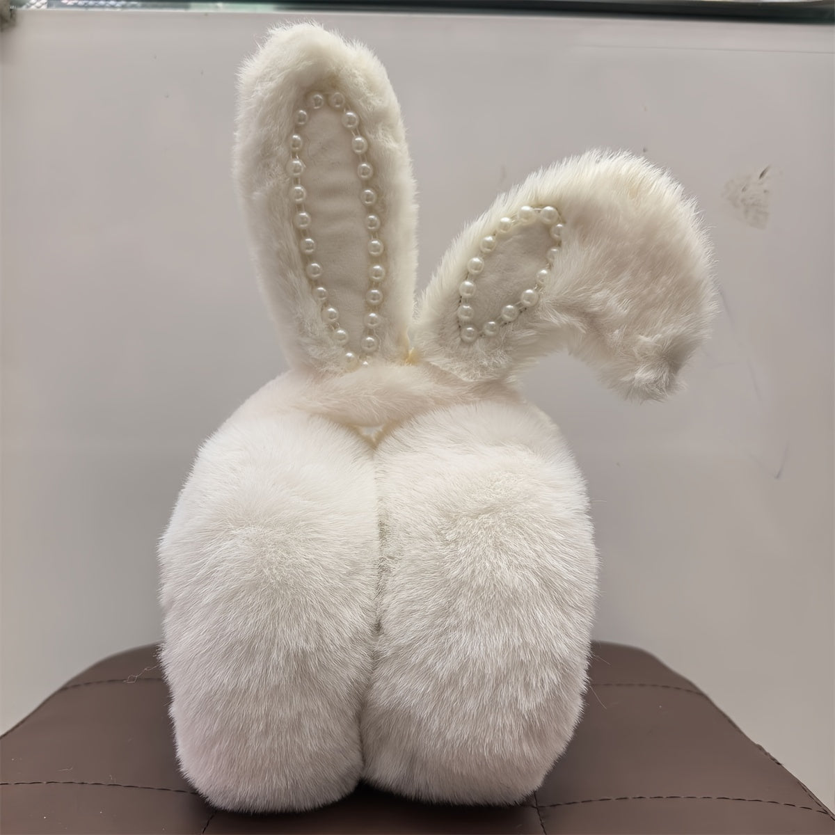 Winter Bunny Ear Warmers Foldable Earmuffs Hand Wash Ladies Accessorie