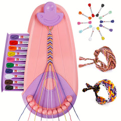 Friendship Bracelet Making Kit Girls - Kids Arts and Crafts String Maker Set