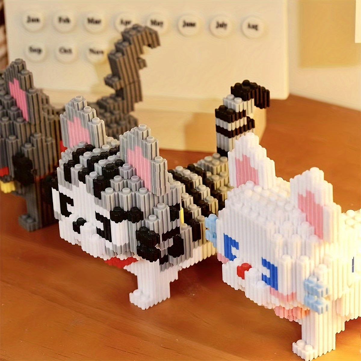 1000 PCS Cat Building Blocks Set DIY Puzzle Construction Toy