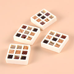 10pcs Mini Cake Decorating Plate Dollhouse Kitchen Decor