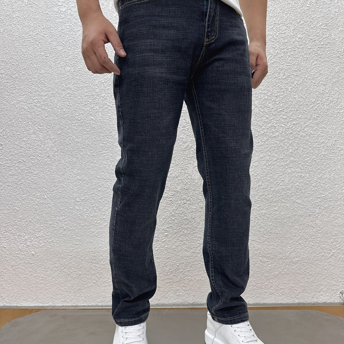 Men's Casual Stretch Jeans for Spring and Fall