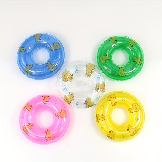 5-Piece Set Inflatable Mini Swimming Ring for Kids Bathtub Water Game