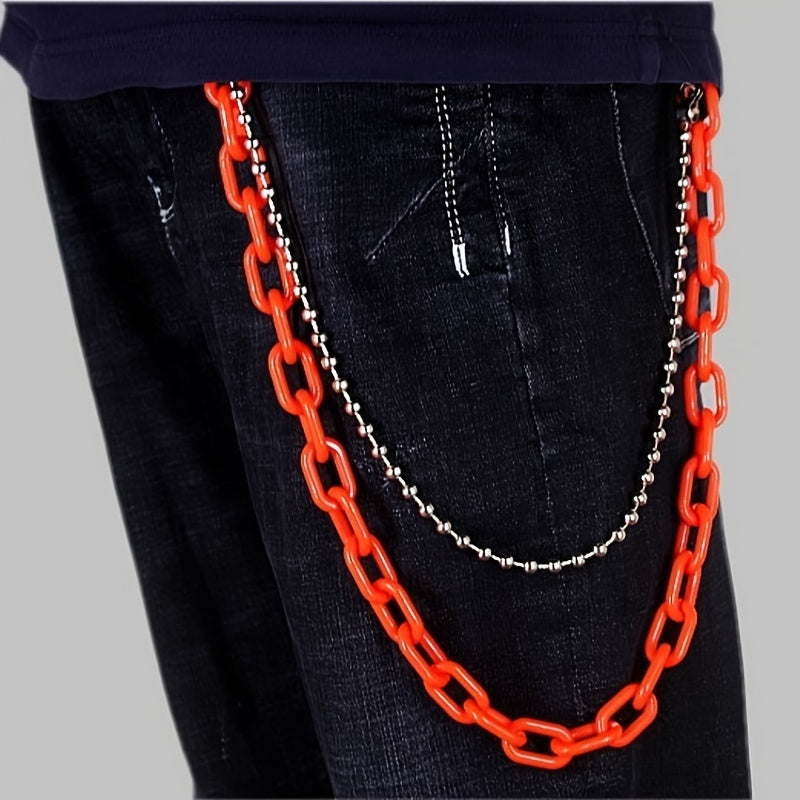 Punk Style Gothic Chain Decorative Pant Chain Resin Hip Hop Jeans Chain