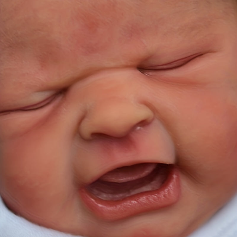 19 Inch Reborn Baby Doll with 3D Skin Painted Hair Visible Veins