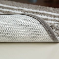 Absorbent Non Slip Bathroom Floor Mat Thickened High Plush Carpet
