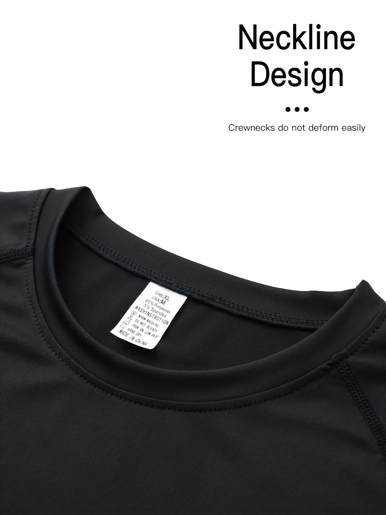 2 Pcs Men's Quick Drying Compression T shirts Long Sleeve High Stretch