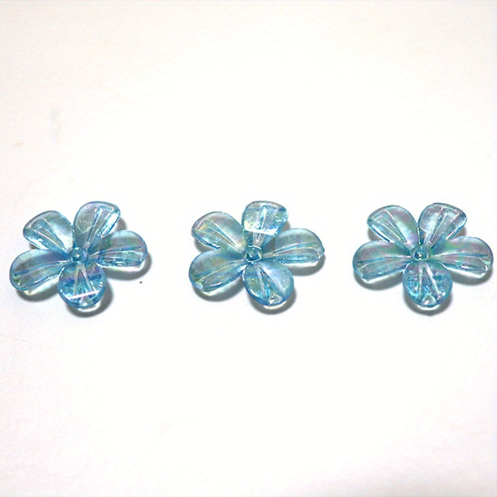 Colorful Flower Petal Jewelry Making Kit - 15pcs