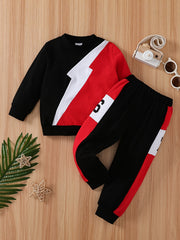 Boys Pullover Sweatshirt & Jogger Pants Set