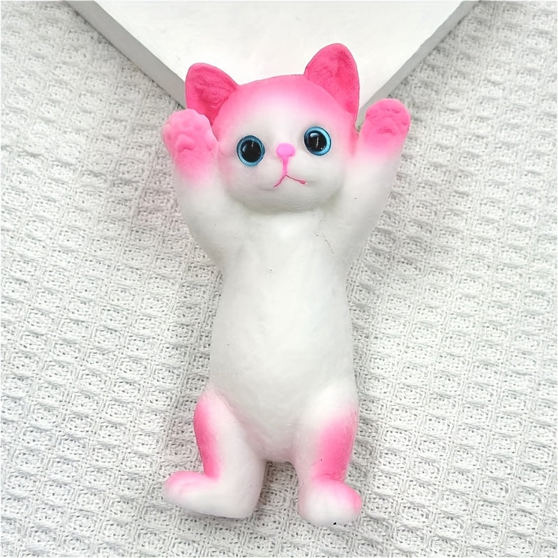 Fluffy Rebound Little Kitten Toy - Delightful Surprise for Everyday Use