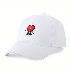 Hottest Heart Graphic Print Baseball Cap