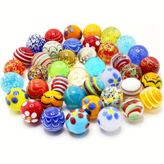 10pcs Glass Marbles for Marble Games & Home Decoration