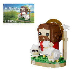 Jesus Shepherd Building Blocks Set with Instructions